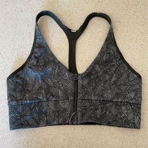 Lululemon Zip Up Sports Bra